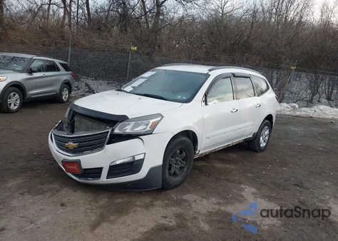 2014 Chevrolet Traverse Ls z USA, uszkodzony, nr VIN 1GNKVFEDXEJ285520